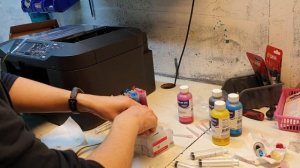 Установка СНПЧ Canon MAXIFY MB2140