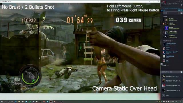 WALKING WHILE AIMING 2020 | RESIDENT EVIL 5 GOLD EDITION + LINKS смотреть онлайн