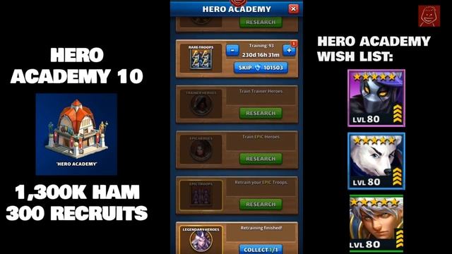 EMPIRES & PUZZLES: 5* Retraining - Hero Academy 10 - Attempt #6 смотреть онлайн
