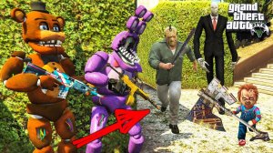 ГТА 5 МОДЫ КАК АНИМАТРОНИКИ НАШЛИ СЛЕНДЕРМЕНА ФНАФ! ОБЗОР МОДА ЭВОЛЮЦИЯ МОДОВ ВИДЕО ИГРЫ GTA 5 МОДЫ