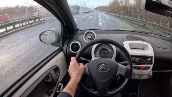 2011 Citroen C1 [1.0 i 68HP] |0-100| POV Test Drive #1919 Joe Black