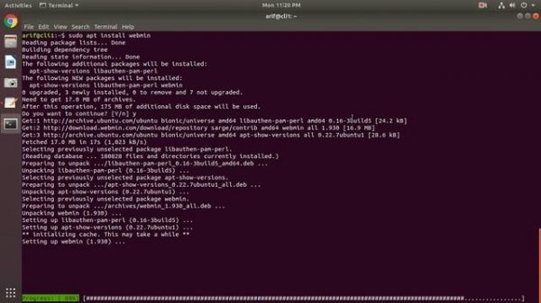 Webmin on Ubuntu 18.04
