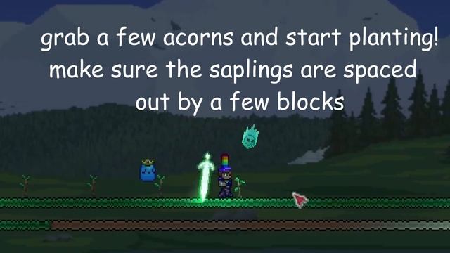 how to make a self-sufficient tree farm in terraria! | Farms #1 смотреть онлайн
