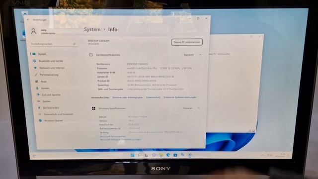 Sony Vaio All in One PC PVC-A1112M 480 GB SSD 4 GB Ram 24 Inc Touchschreen смотреть онлайн