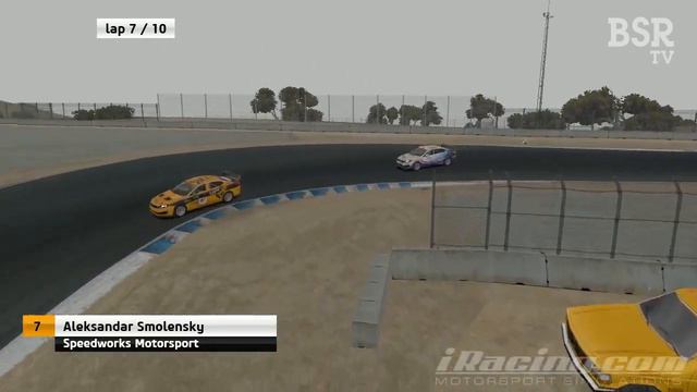iRacing BTCC Season 3 Round 18 Laguna Seca смотреть онлайн