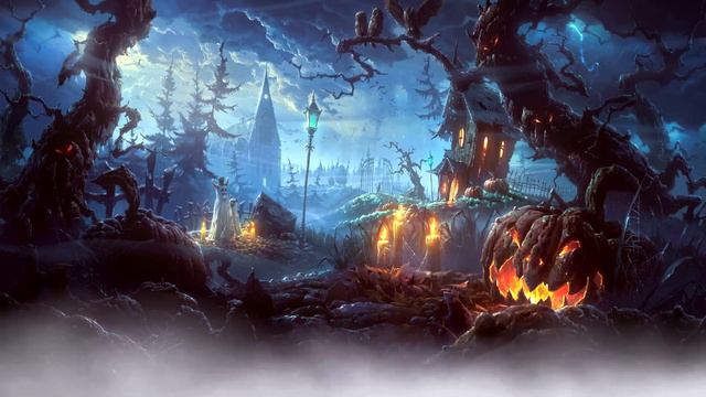 Spooky Sounds For Halloween Halloween Sounds Of Horror 8 hours смотреть онлайн