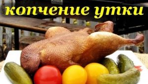 Как закоптить утку.Как коптить утку