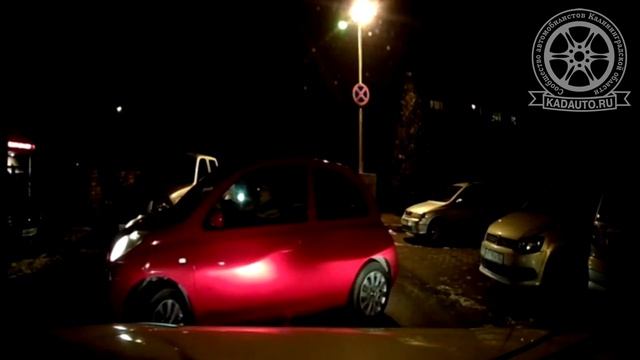 Очень опытный водитель на ул. Железняка в Калининграде. 16.02.17 смотреть онлайн