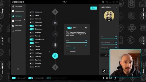How to do General Grievous voice lines with Voicemod Voice Changer Effects