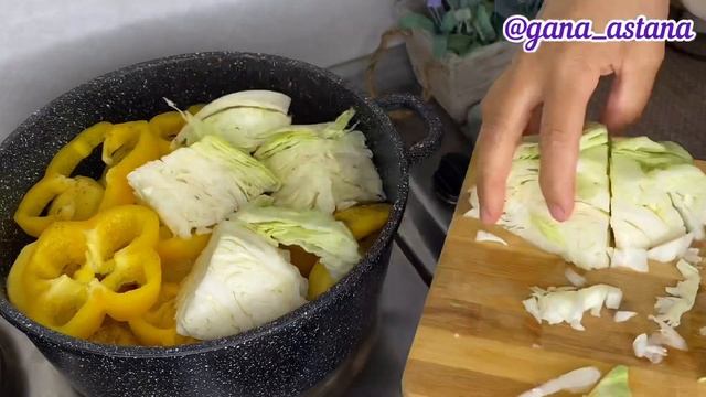 Дымляма / Қуырмай, тек кесіп салып, өте оңай жасалатын рецепт смотреть онлайн