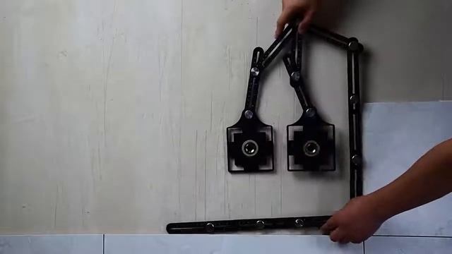 Настраиваемый шаблон для разметки отверстий в плитке | Линейка-шаблон смотреть онлайн