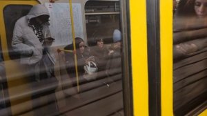 Сокольническая линия метро. Чистые пруды - Библиотека им. Ленина на 81-717/714.5М "Красная стрела".