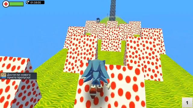 Паркур Соника - SevenSonic & Обычный фанат Соника / Игра в KoGaMa / SevenSonic