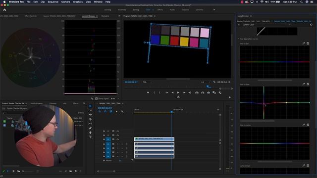 Color Correction with SpyderCHECKR 24 + MBR Color Corrector III in Premiere Pro (2020) смотреть онлайн