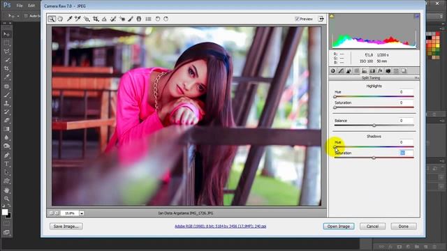 Adobe Camera Raw Tutorial How to Change Color Warm to Fresh Color смотреть онлайн
