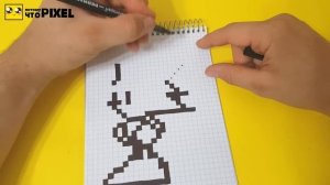 SONIC X !!!СОНИК ИКС  рисуем по клеточкам (SONIC X )PIXEL ART