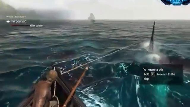 Assassin's Creed 4 All Harpooning Activities & The White Whale Moby Dick смотреть онлайн