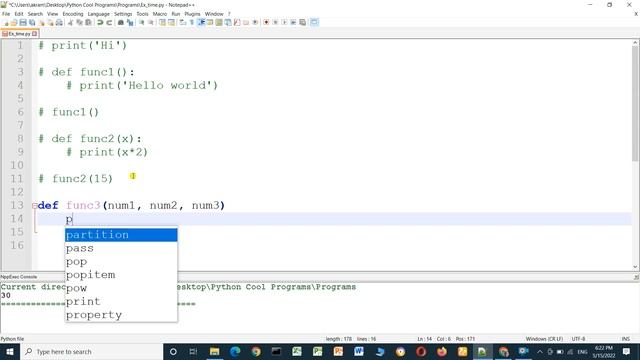 Defining and creating Python functions смотреть онлайн
