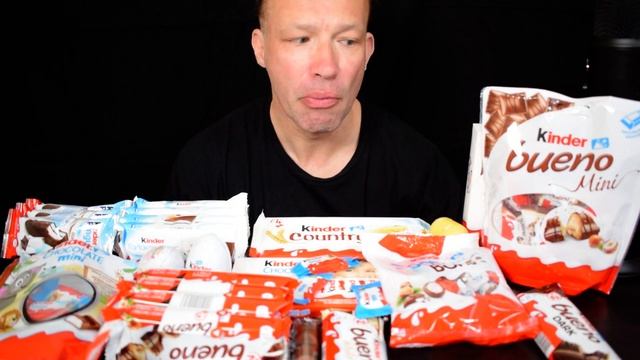ASMR KINDER CHOCOLATE PARTY MUKBANG DELICE BUENO BLACK BUENO MINI BUENO DARK BUENO WHITE COUNTRY смотреть онлайн