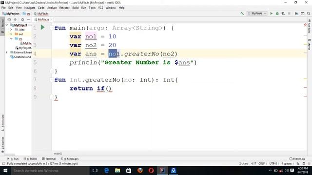 Extension Function in Kotlin. Kotlin Programming Tutorial in Hindi. смотреть онлайн