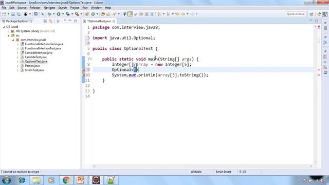 Optional In Java 8 смотреть онлайн