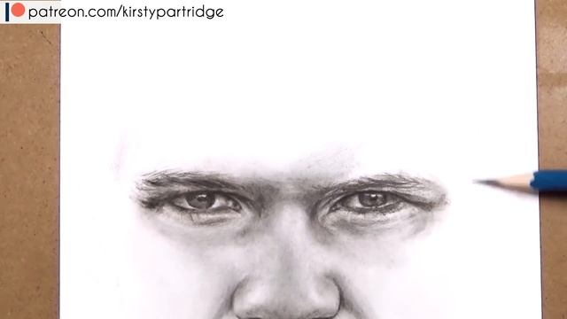 How to Draw a Realistic Face | Man Face Drawing Tutorial in Pencil смотреть онлайн