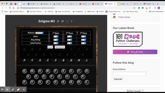 How to Enigma Machine Simulator Video смотреть онлайн