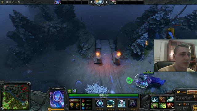 Обзор, гайд, обучалка, на Arc Warden, и обнову в доте 2 смотреть онлайн