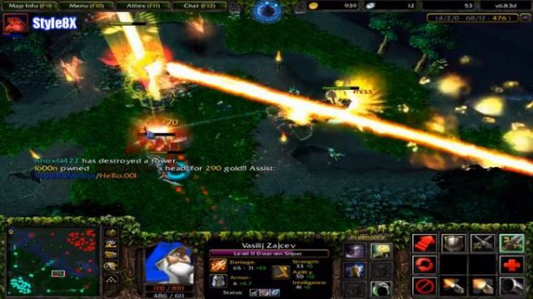 DotA 1 Sniper Best Carry Well Play-DotA 6.83d Style8x