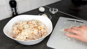 Рубленные котлеты из филе минтая