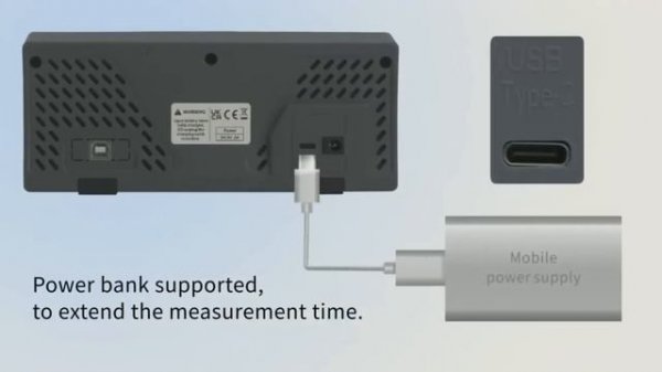 OWON XDM1241 4 1/2 桁のベンチ マルチメーター バッテリモデル