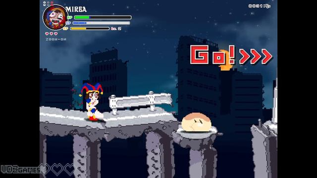 Pomni Falls In Echidna Wars Dx World - Pomni Skin From The Amazing Digital Circus - Gameplay