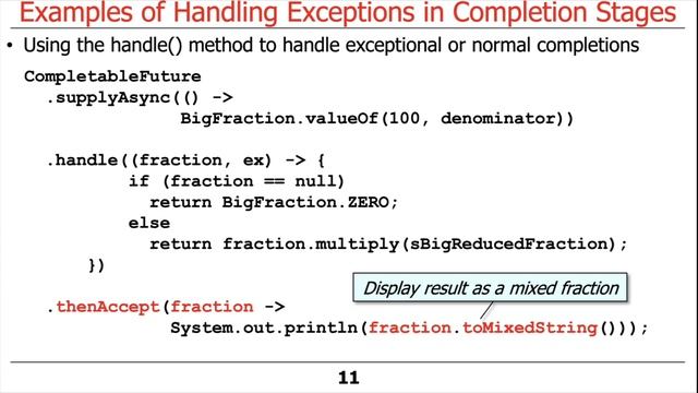 Advanced Java CompletableFuture Features: Handling Runtime Exceptions (Part 2) смотреть онлайн