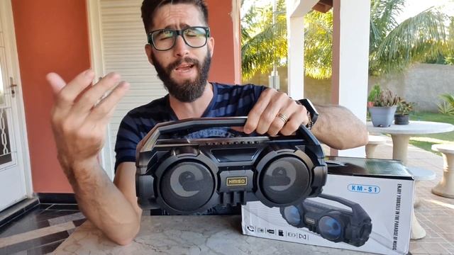 Tudo isso por menos de 200 reais!? Caixa de som KIMISO KM-S1 10W (Unboxing/Primeiras Impressões) смотреть онлайн