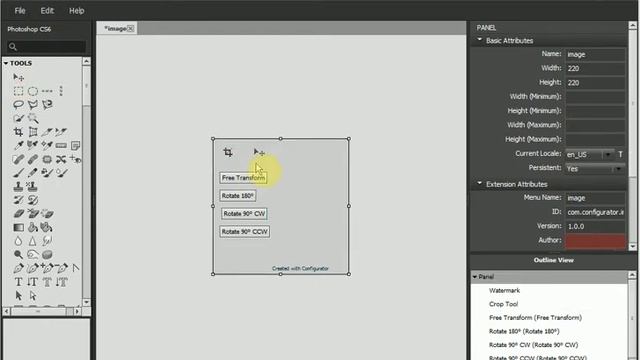 Урок 11. Adobe Photoshop CS6. Создаем свою панель инструментов. Работа в Adobe Conficurator 4 смотреть онлайн