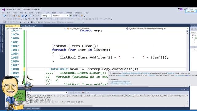 0431 Linq DataTable into new DataTable C SHARP استعلام Linq سي شارب و смотреть онлайн