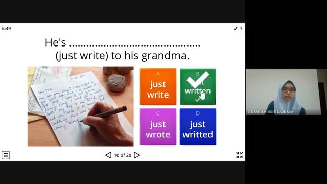 Form 2: Present Perfect Tense смотреть онлайн