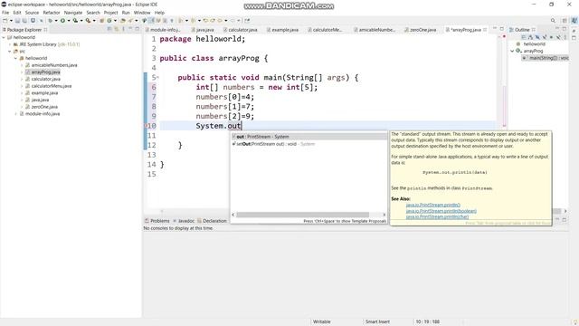 Arrays in Java || Lab 4 || Part 4 смотреть онлайн