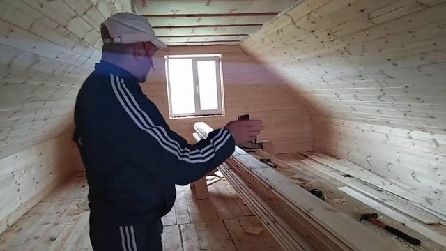 Строй брус, Отделка мансарды, строй брус смотреть онлайн