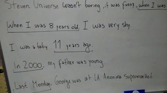 Past simple time phrases 2 смотреть онлайн