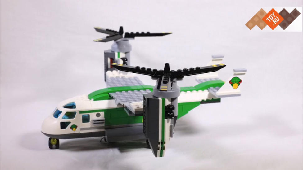 Конструктор Лего Город (Lego City) Грузовой конвертоплан 60021 смотреть онлайн