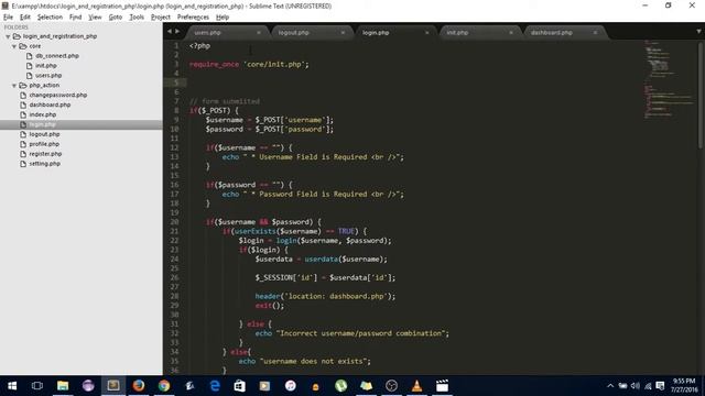Login and Registration PHP MYSQLI Part 7 Logout смотреть онлайн