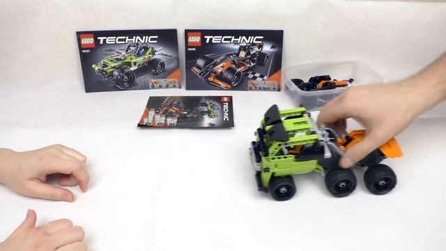 LEGO Technic 42026+42027 Race Truck Viewer. Сборка и обзор смотреть онлайн