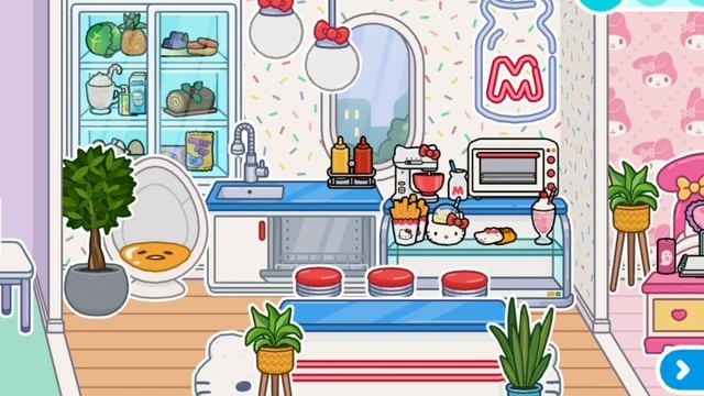 Hello Kitty ? Дизайн дома в Toca Life World / Обустройство домика в стиле Хелеоу Китти Тока Бока смотреть онлайн