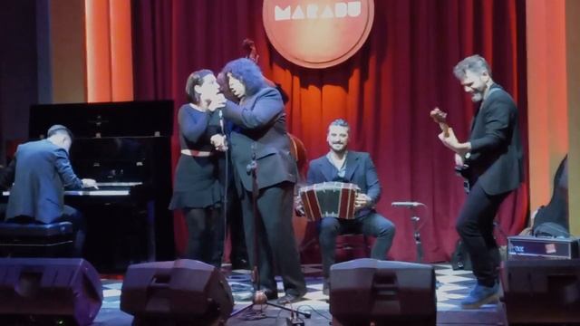 En El Marabu Con Marisol Martinez Y El Pajaro Palomeque, Inaugurando La Milonga Del Centro.