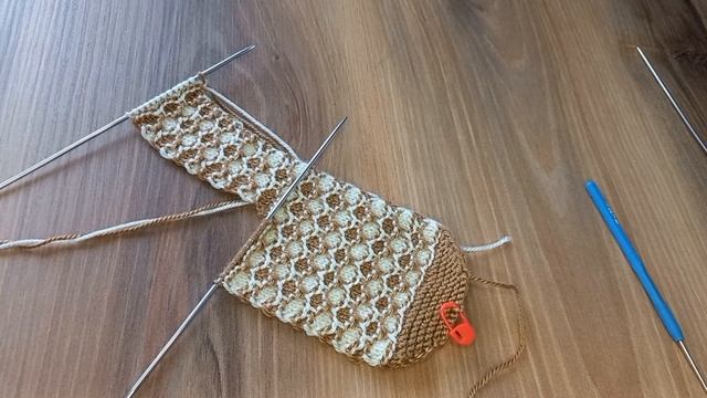 Тапочки-следочки спицами ?? простые и удобные? смотреть онлайн