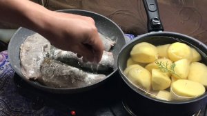 КАК ПРИГОТОВИТЬ ЛИНЯ, ЖАРЕНЫЙ ЛИНЬ ПРОСТО ВКУСНОТИЩА, Ужин удался на славу!!