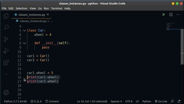 Class Variables In Python смотреть онлайн