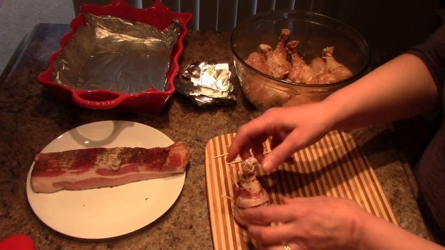 Bacon Drumsticks. Куриные ножки в беконе. Праздничные и не только.