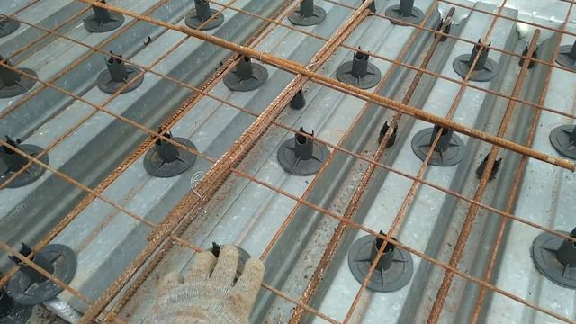 Монолитное перекрытие по профлисту. смотреть онлайн